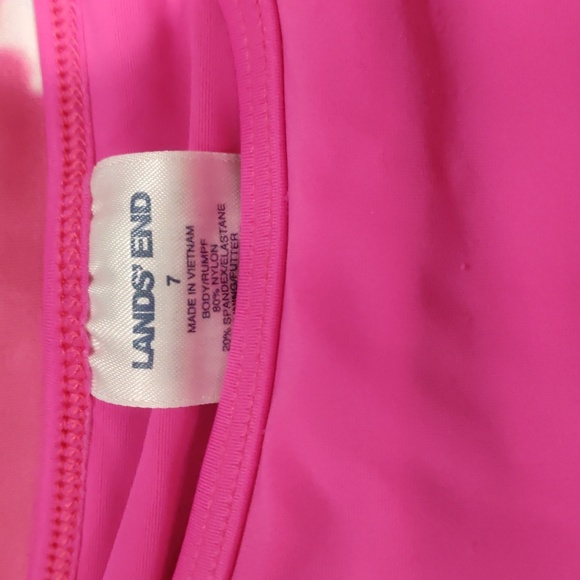 Lands end rash guard and swim skirt size 7 - Picture 2 of 5